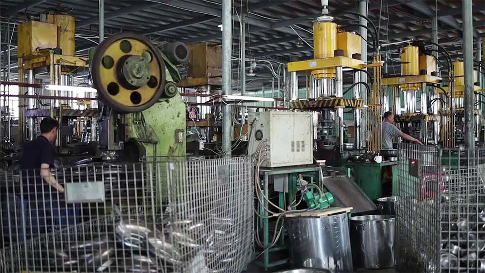 stainless steel kitchen utensils Factory production process