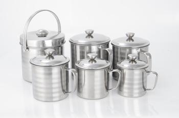 Stainless Steel Mug Set With Portable Pot 410# RGS-CK1895-T