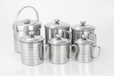 Stainless Steel Mug Set With Portable Pot 410# RGS-CK1895-T