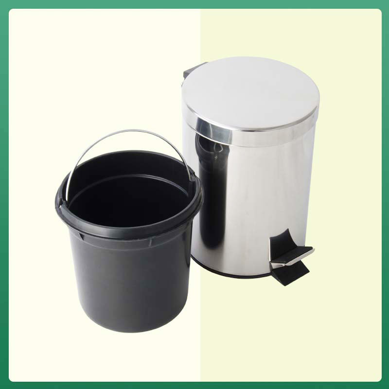 Waste Bin Indoor Foot Pedal Garbage Can Trash Can Rgsul121
