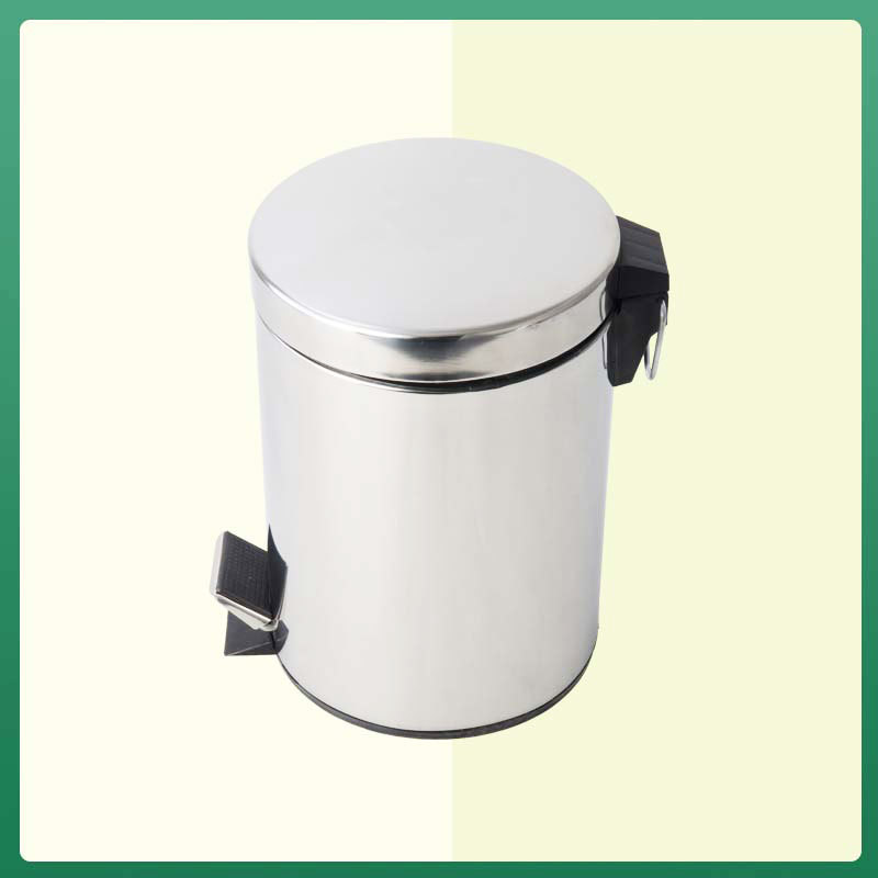 Waste Bin Indoor Foot Pedal Garbage Can Trash Can Rgsul121