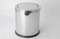 Stainless Steel Trash Can With Shaking Lid 410# RGS-UL633