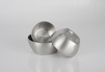 Stainless Steel Round Bowl With Square Bottom 304# RGS-W035