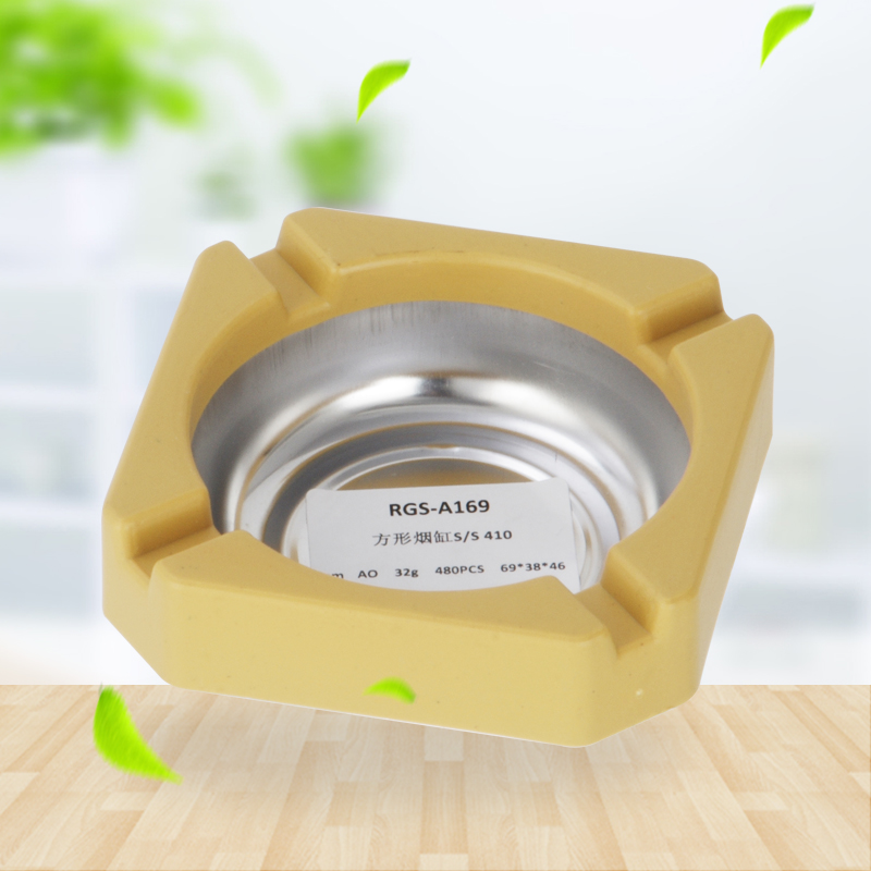 Stainless Steel Square Ashtray RGS-A169