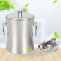 Stainless Steel Ice Bucket With Double-layer 201#RGS-I085