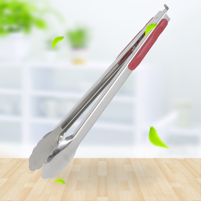 Stainless Steel Kitchen Clip With Red Handle 201# RGS-J4607