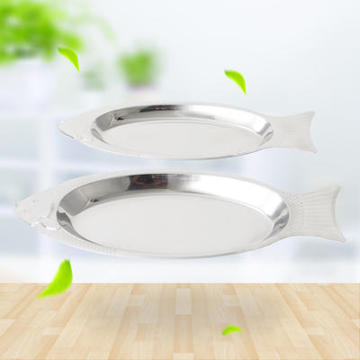 Stainless Steel Fish-shaped Plate 410# RGS-PD178
