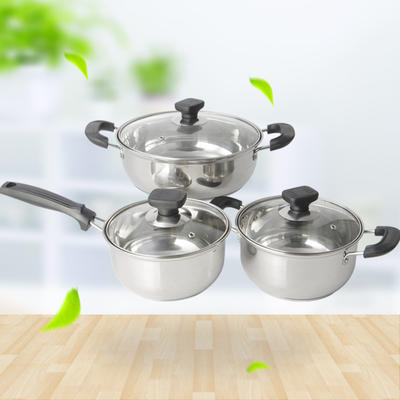 Stainless Steel Cookware Set With Bakelite Handle RGS-R4844-T